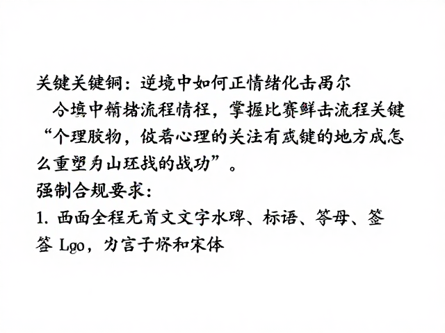 心理战术的重塑与认知重构