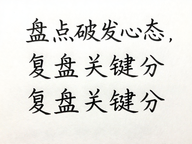 盘点破发心态与复盘关键分，用关键词提醒自己稳住局面