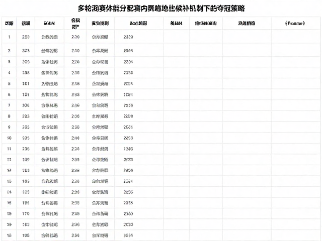 候补报名机制下的战略冗余与风险对冲