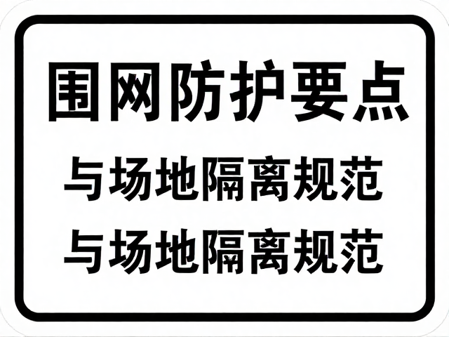 施工安全防护与现场管理规范