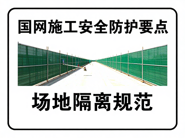 围网施工安全防护要点与场地隔离规范，配套门禁另计费用