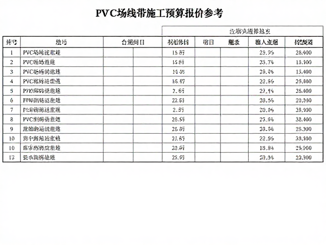 高对比度线条施工前的地面处理标准