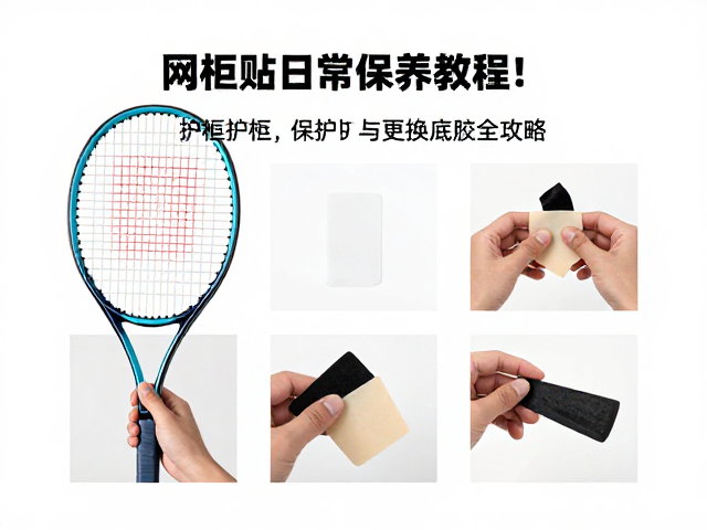网球拍日常保养教程，护框贴保护与更换底胶全攻略