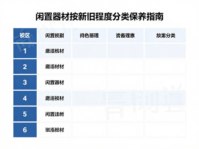 俱乐部管理者必看，闲置器材按新旧程度分类保养指南