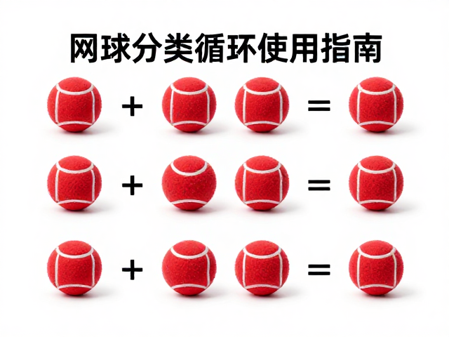 初学训练选红色低压球?网球分类循环使用指南