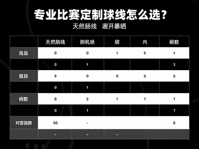 高端赛事下的磅数选择逻辑