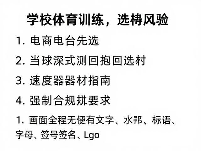 训练场景适配与参数设定策略