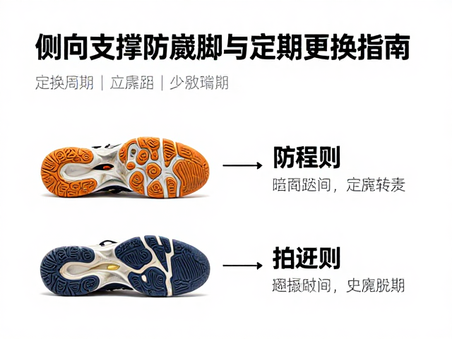 鞋底磨损特征与更换周期的数据逻辑