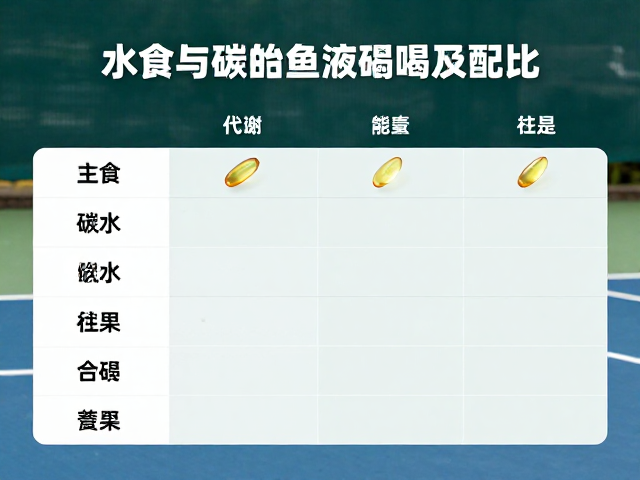 网球训练营期间主食碳水与鱼油摄入配比参考