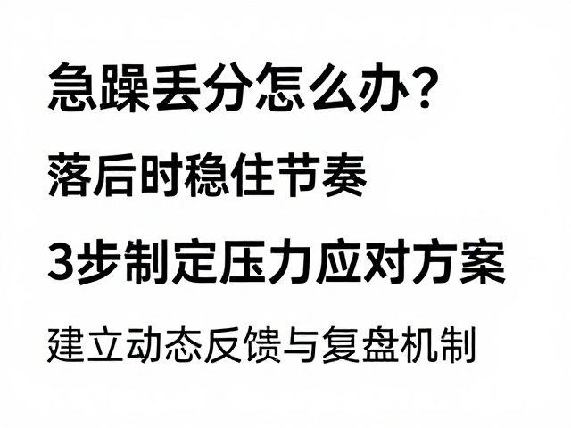 建立动态反馈与复盘机制