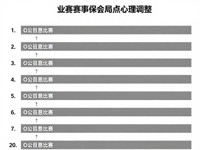 业余赛事局点心理调整，如何通过赛程查询保持冷静赢比赛