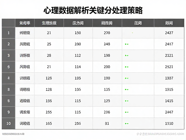 心理抗压大赛特训，运动数据解析关键分处理策略
