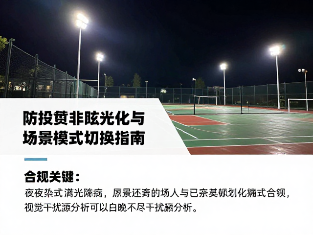 夜间打球灯光逆光优化，防眩光灯具与场景模式切换指南