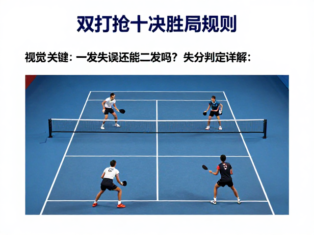 双打抢十决胜局规则，一发失误还能二发吗？失分判定详解