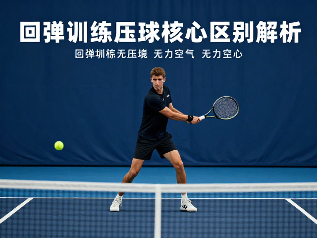 单人回弹训练网球怎么选？有压球与无压球核心区别解析