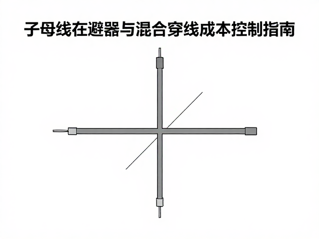 子母线横竖搭配穿线方案，避震器安装与混合穿线成本控制指南