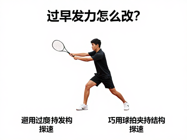 挥拍过早发力怎么改？避开过度负重，巧用球拍夹持结构提速