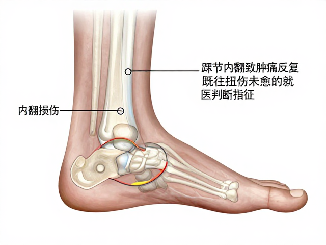 踝关节内翻致肿痛反复？既往扭伤未愈的就医判断指征