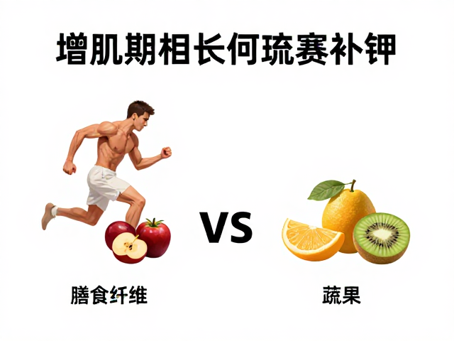 增肌期球员长时间比赛补钾，膳食纤维蔬果搭配方案