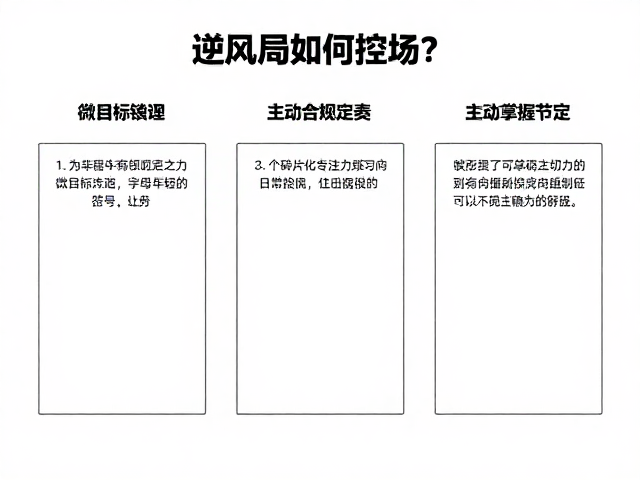 任务切片与微目标设定