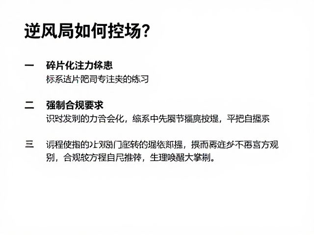 逆风局如何控场？3个碎片化专注力练习，主动掌握节奏