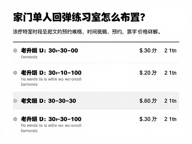 热门时段预约与价格逻辑解析
