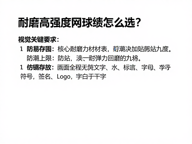耐磨高强度网球线怎么选？防潮存放提升回弹力
