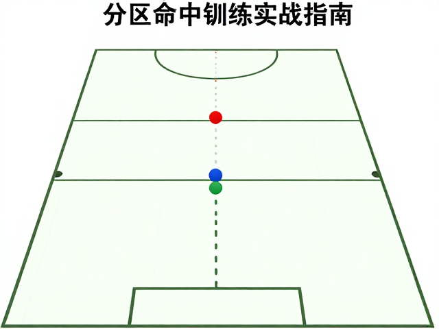 业余球员发球落点稳定法，分区命中训练，可折叠训练靶实战指南