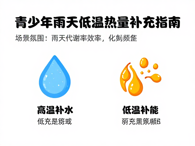 高温补水与低温补能，青少年雨天低温赛热量补充指南