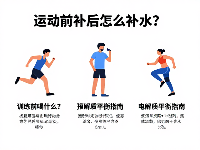 运动前中后怎么补水？训练前喝什么？恢复期电解质平衡指南