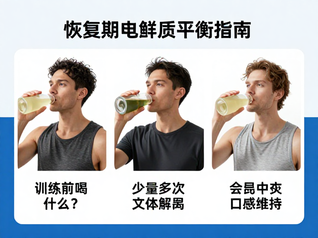 运动中:少量多次与口感维持