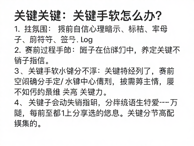关键分手软:关键分心理调节的实战策略