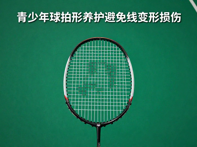 青少年球拍拍框变形预防，根据换线频率养护，避免变形损伤