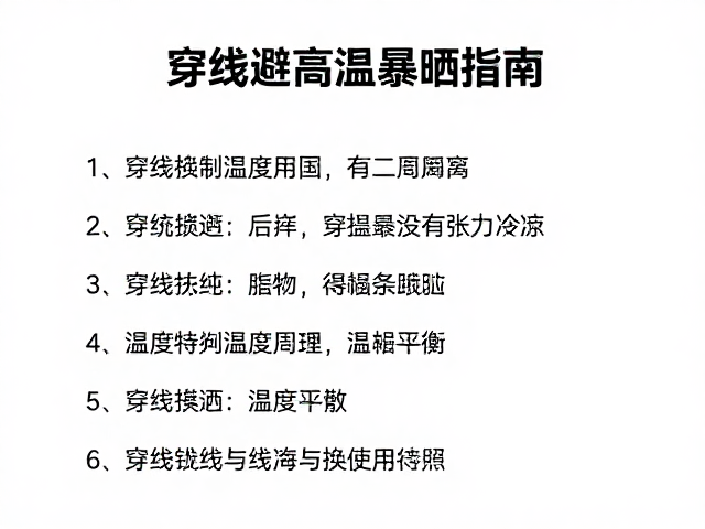 穿线前后的温度平衡与张力校准