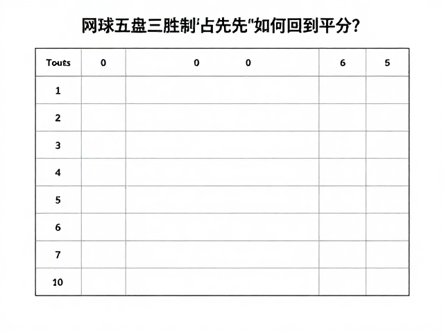局分系统中的&ldquo;占先&rdquo;机制与去平局逻辑