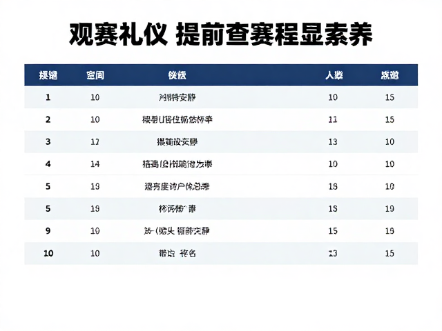 构建文明的观赛生态