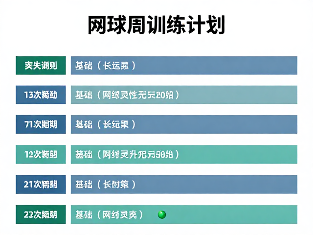 每周三次基础训练的具体执行方案