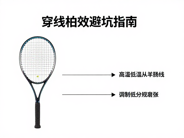 电子穿线机高温低温对网球拍张力影响，网球店穿线避坑指南