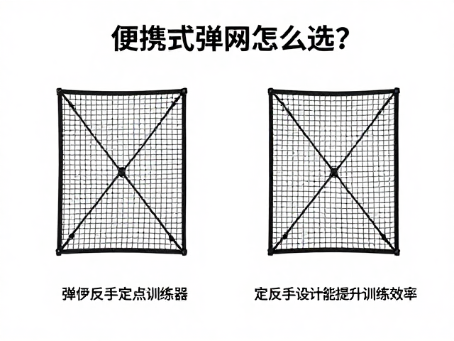 便携式回弹网怎么选？正反手定点训练器，弹力绳定期检查指南