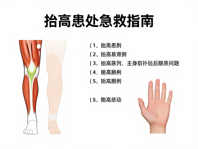 急性期抬高患处的科学急救逻辑