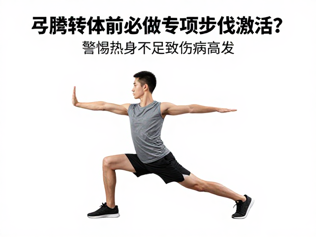 弓步转体前必做专项步伐激活？警惕热身不足致伤病高发