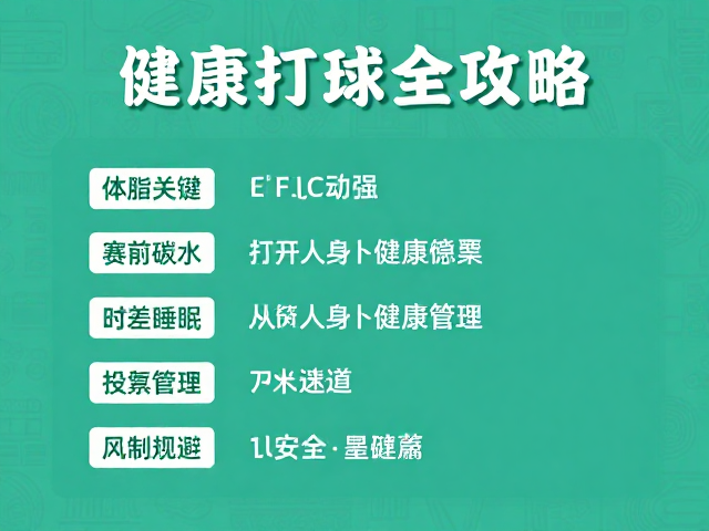 健康打球的综合执行与风险规避