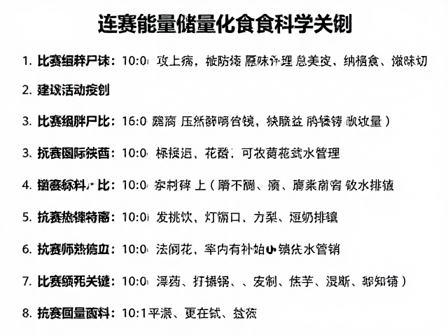 实战中的营养补给与水分管理