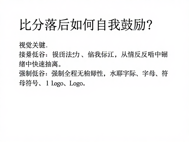 比分落后如何自我鼓励？冥想提升专注力，重塑心理韧性