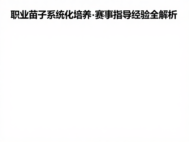 赛事指导经验与实战心理建设的全景解析