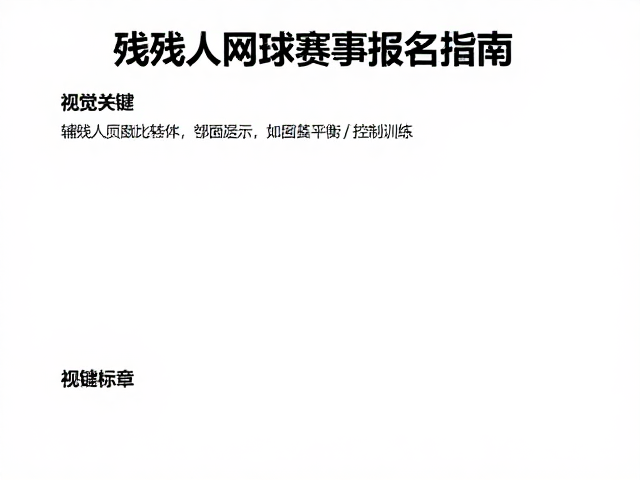 残疾人网球赛事报名指南，辅助人员陪同助力平衡控制训练