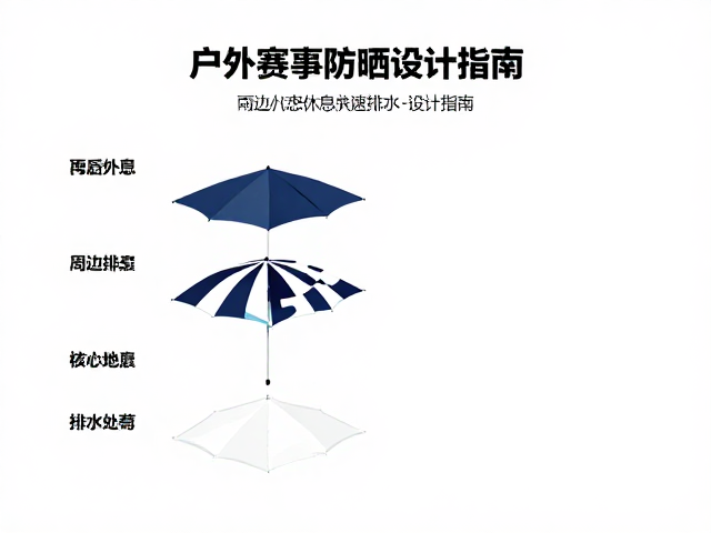 户外赛事防晒补给规划，周边遮阳休息与雨后快速排水设计指南