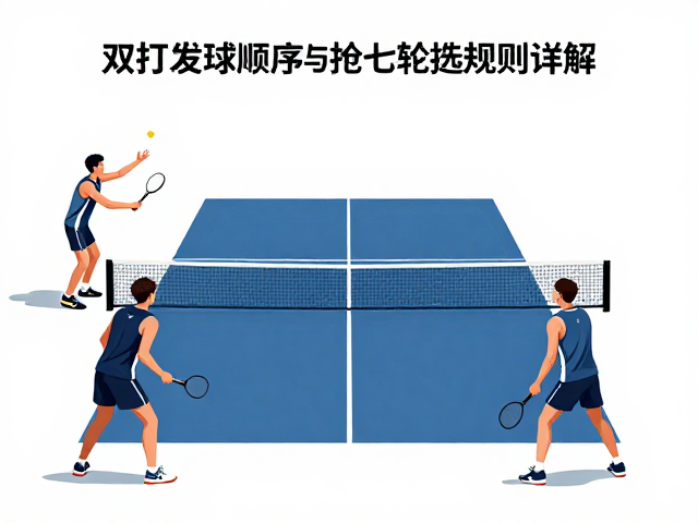 双打发球顺序与抢七轮换规则详解，同队轮流发球指南