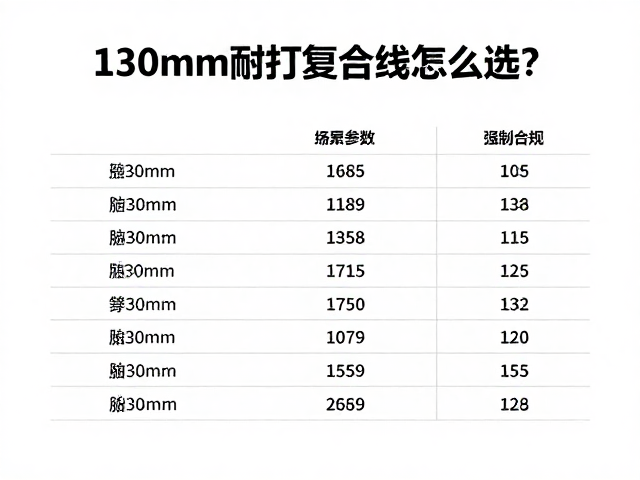 1.30mm复合线的穿线参数与磅数匹配