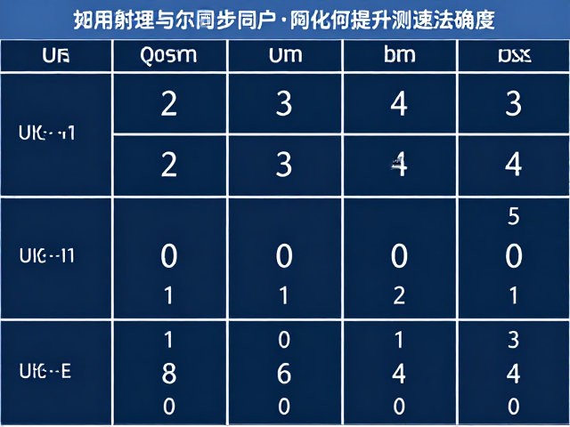 测速数据的误差修正与算法优化